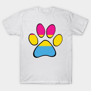 Pansexual Pride Paw T-Shirt